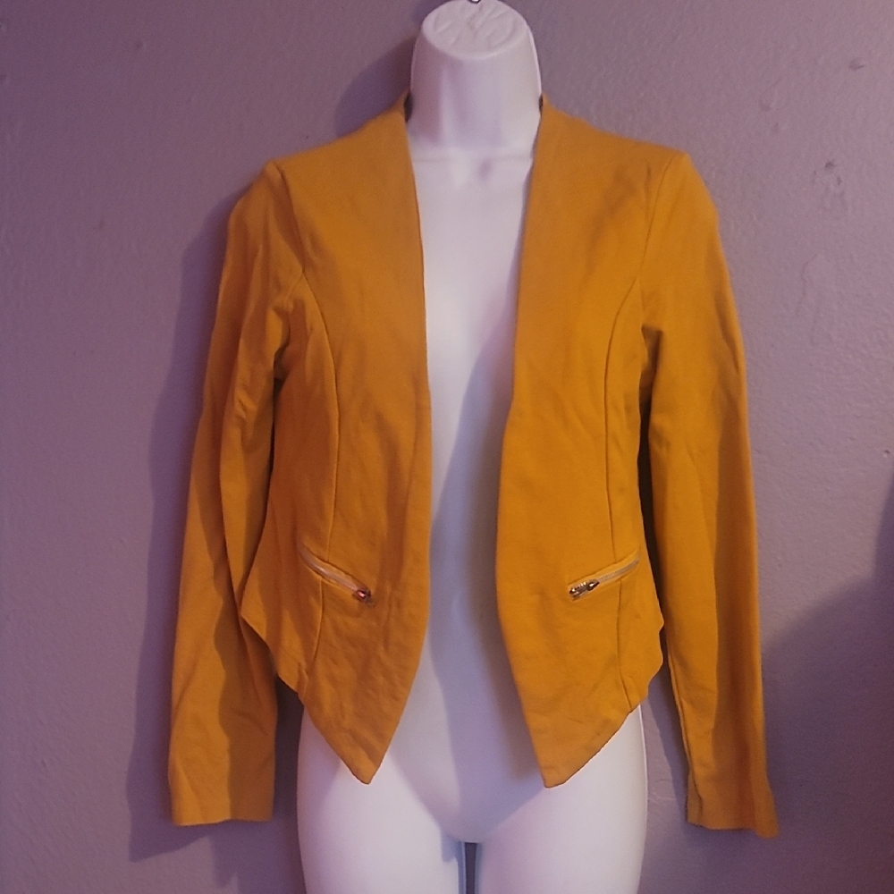 Charlotte Russe Mustard Yellow Blazer